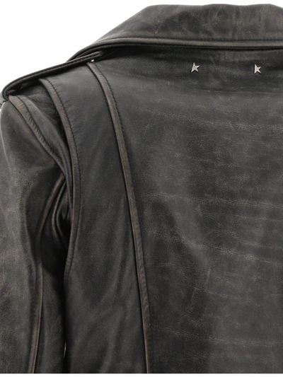 Golden Goose Destiny Slim Leather Jacket