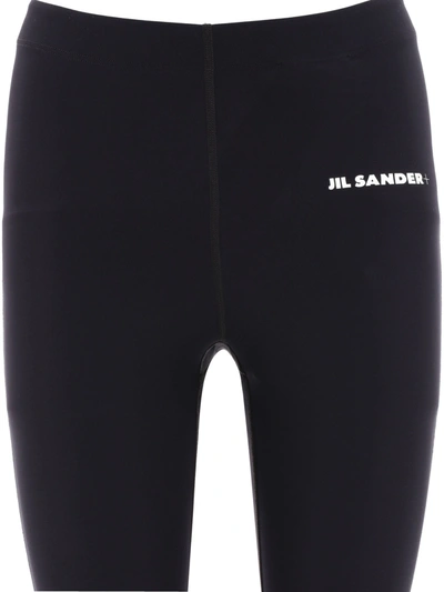 Shop Jil Sander Logo Print Leggings