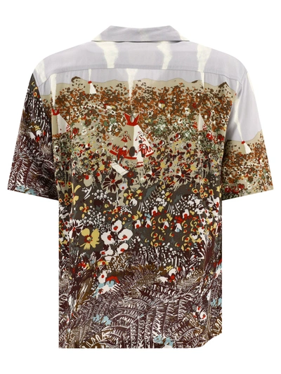 Kapital Aloha Convertible-collar Printed Crepe Shirt