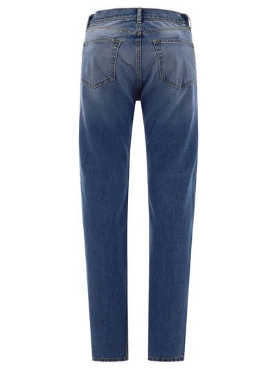 Shop Maison Margiela Jeans With Embroidered Logo