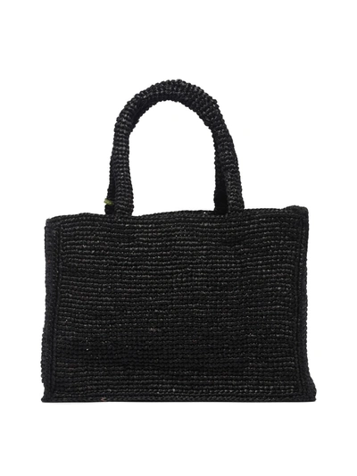 Shop Manebi Raffia Sunset Net Small Handbag