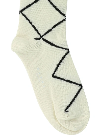 Shop Marni Hypnotic Check Socks
