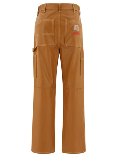 Shop Marni X Carhartt Trousers