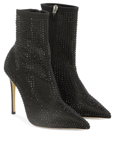 Ninalilou 105mm Crystal-embellished Pointed-toe Boots