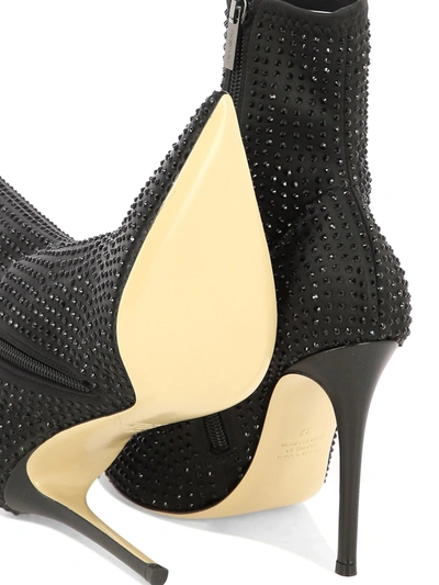 Ninalilou 105mm Crystal-embellished Pointed-toe Boots