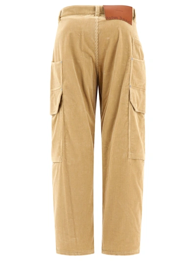 Shop Palm Angels Carrot Fit Cargo Trousers