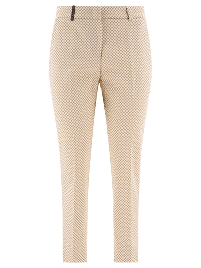 Shop Peserico Cigarette Cropped Trousers