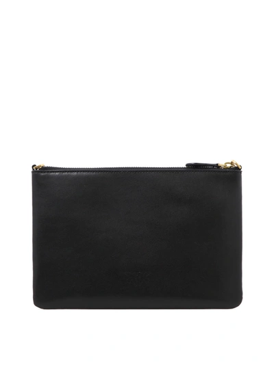 Pinko Flat Classic Vitello Seta In Black