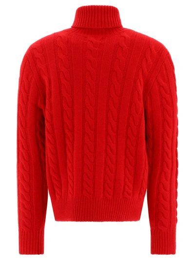 Shop Polo Ralph Lauren Cable Knit Turtleneck Sweater
