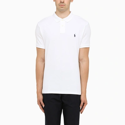 Shop Polo Ralph Lauren White Polo Shirt With Logo