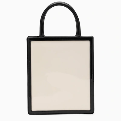 Shop Roger Vivier Ivory/black Pvc Mini Bag