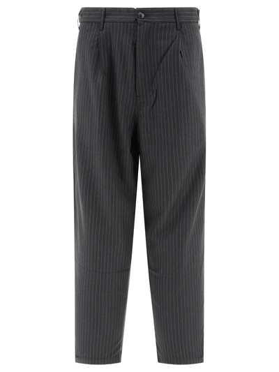 Shop Stussy Stüssy Stripe Volume Pinstriped Trousers