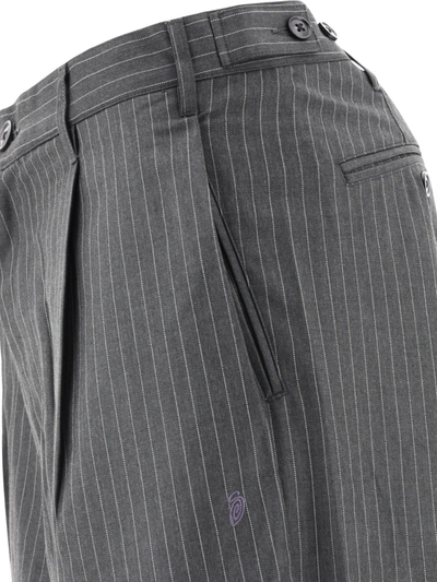 Shop Stussy Stüssy Stripe Volume Pinstriped Trousers