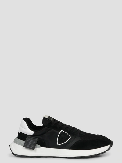 Shop Philippe Model Antibes Low Mondial Sneakers In Black