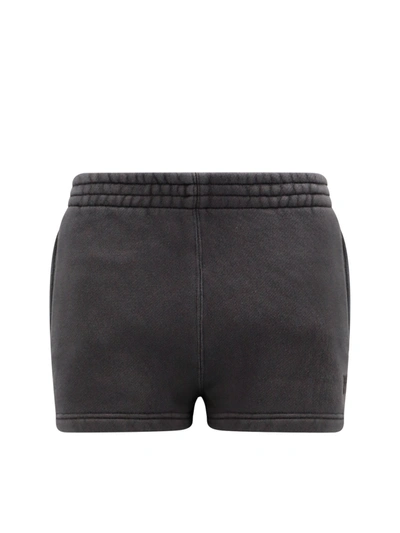 Shop Alexander Wang T Essential Terry Shorts With Logo