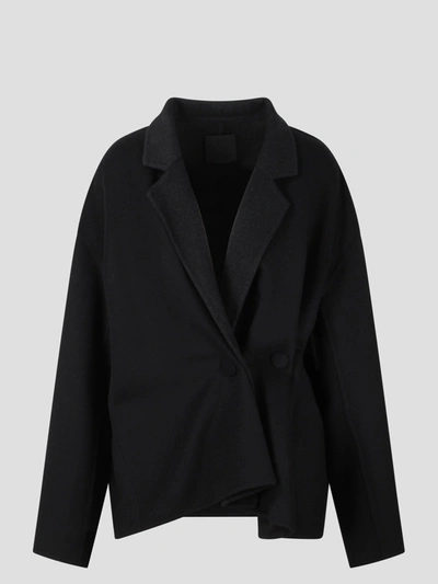 Shop Givenchy Wool Cashmere Double Face Jacket In Black
