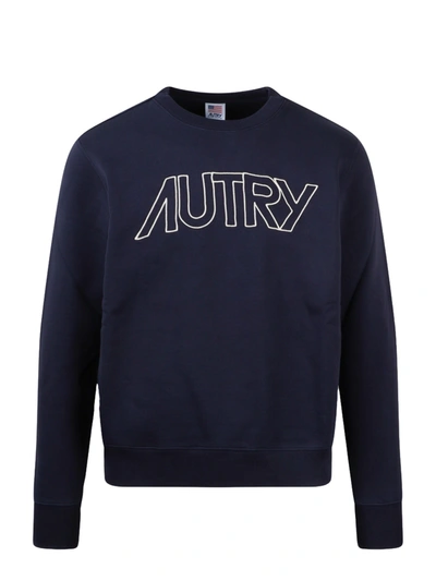 Shop Autry Logo Icon Sweatshirt In Blue