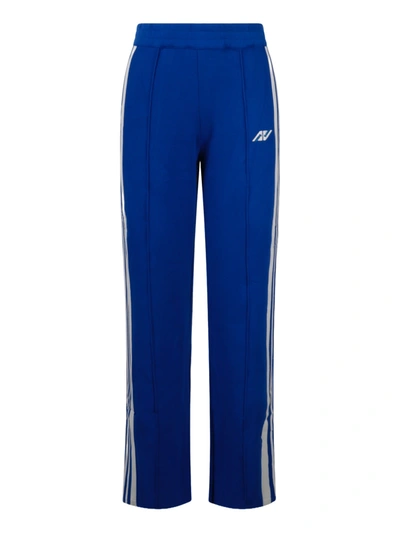 Shop Autry Sporty Knitted Pants In Blue