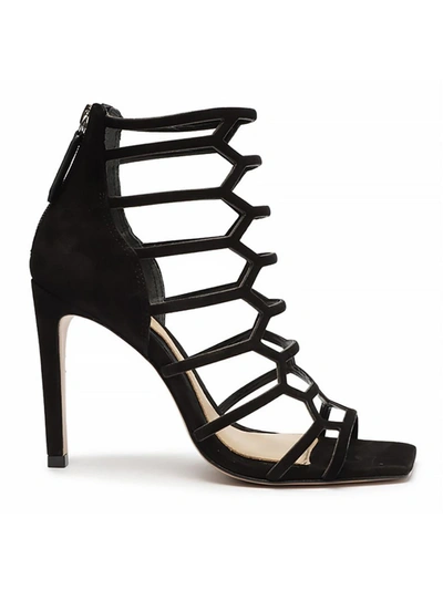 Shop Schutz Julianna Womens Leather Open Toe Gladiator Sandals In Black