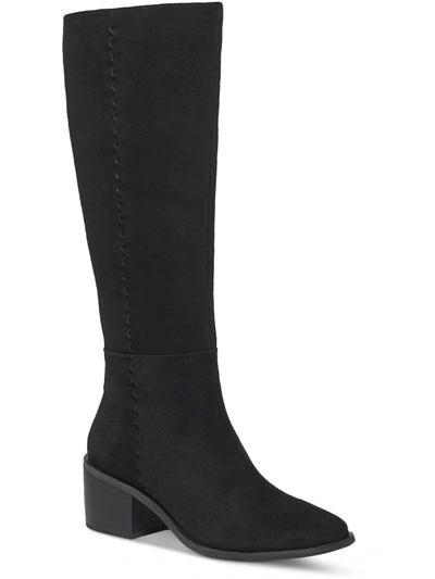 Shop Splendid Addison Womens Leather Tall Knee-high Boots In Black