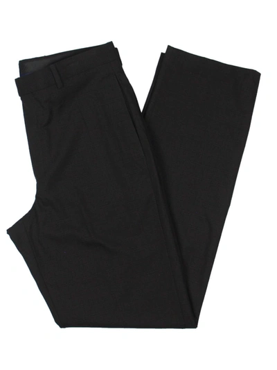 Shop Lauren Ralph Lauren Norton Mens Classic Fit Formal Dress Pants In Black