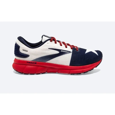 Shop Brooks Trace 2 Red/white/navy 1103881d689 Men's In Multi