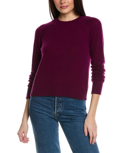 Shop Brodie Cashmere Ivy Cashmere Sweater In Purple