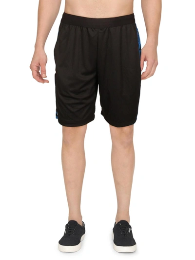 Shop Lacoste Mens Tennis Mesh Shorts In Black