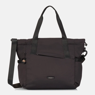 Shop Hedgren Galactic Shoulder Bag/tote In Black In Grey