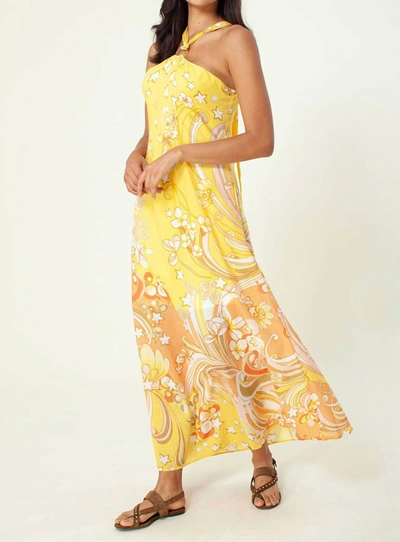 Shop Hale Bob Lyzz Maxi Dress In Gold In Yellow