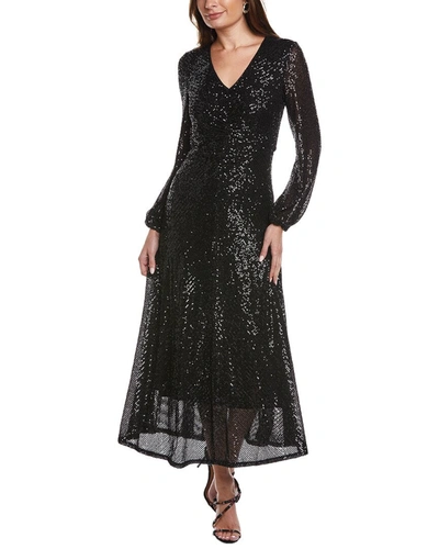 Shop Taylor Stretch Sequin Maxi Dress In Black