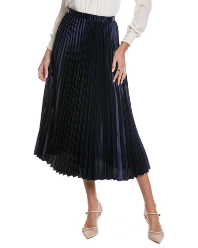 Shop Anne Klein Pleated Skirt In Multi