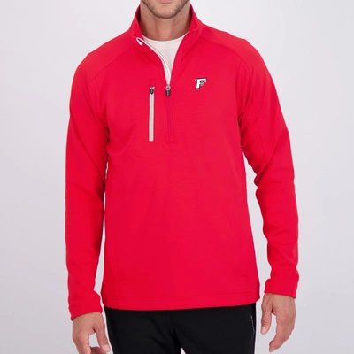 Shop Zero Restriction Fairfield University | Z500 1/4 Zip Pullover | Collegiate In Bright Red