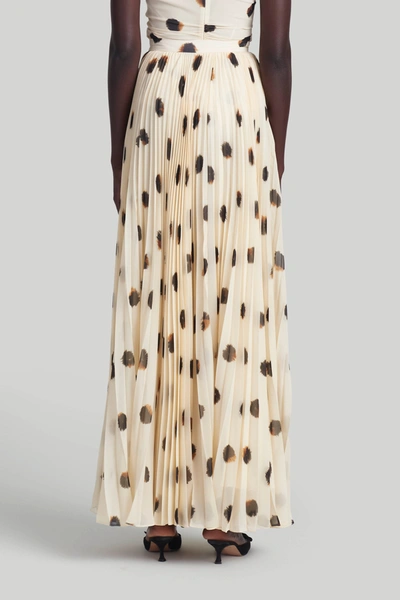 Shop Altuzarra 'sif' Skirt In Sparrow Irregular Dot