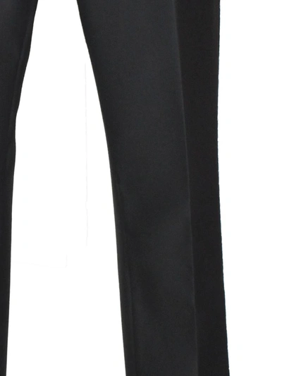 Shop Lardini Trousers In Black