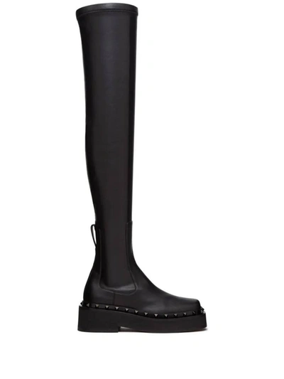 Shop Valentino Garavani Boots In Black