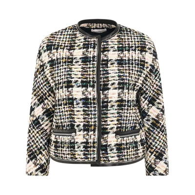 Shop Alexander Mcqueen Tweed Cocoon Jacket