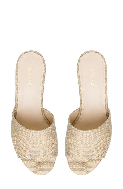 Shop Larroude Miso Platform Sandal In Gold