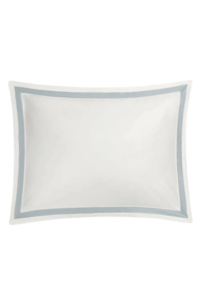 Matouk Ambrose 600 Thread Count Egyptian Cotton Sham In Bone/ Pool