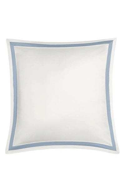 Matouk Ambrose 600 Thread Count Egyptian Cotton Sham In Bone/ Pool