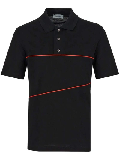 Shop Ferragamo T-shirts And Polos In Black