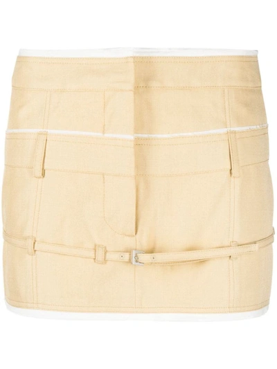 Shop Jacquemus Skirts In Beige