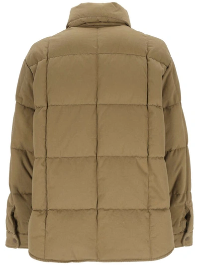 Shop Moncler Jackets In Brown