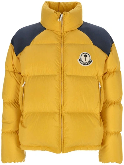 Shop Moncler Genius Moncler X Palm Angels Jackets In Yellow