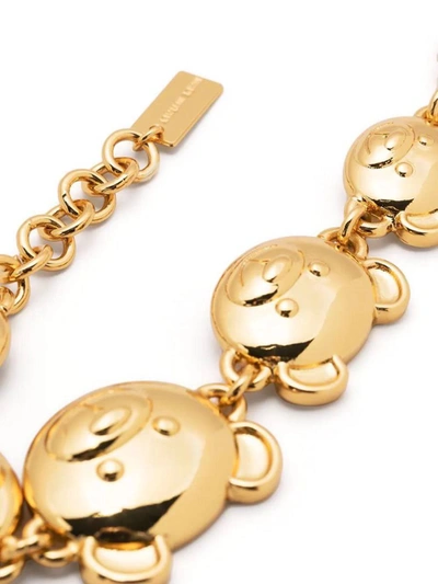 Shop Moschino Bijoux In Golden
