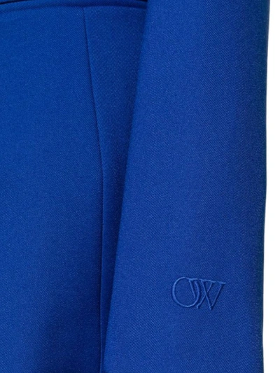 Off-white Tech Drill Tailoring Jacket In Blue