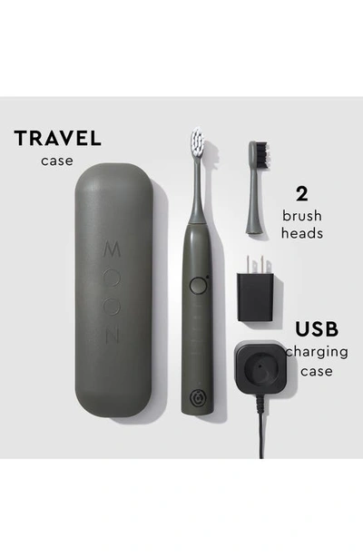 Moon X Obj The Elevated Collection Electric Toothbrush & Toothpaste In Green