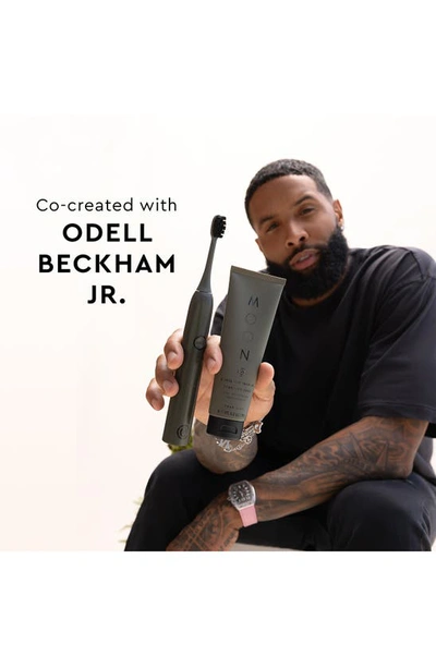 Shop Moon X Obj The Elevated Collection Electric Toothbrush & Toothpaste In Green