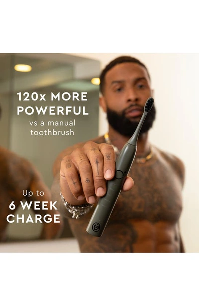 Moon X Obj The Elevated Collection Electric Toothbrush & Toothpaste In Green