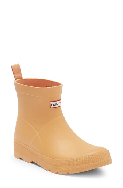 Shop Hunter Play Waterproof Short Boot In Optimistic Orange